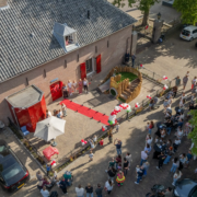 nieuw pand vanuit de lucht