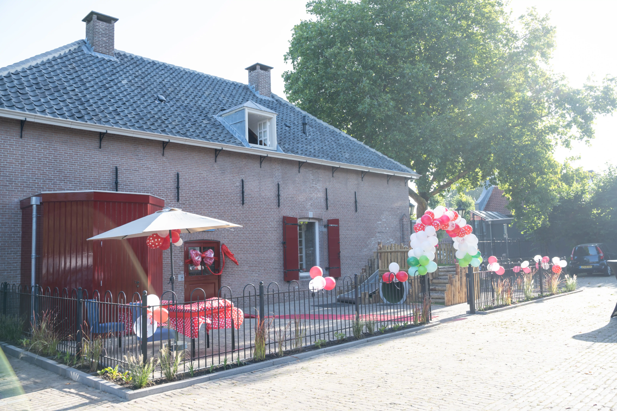 nieuw pand van de buitenkant